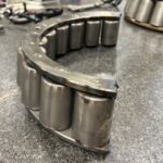 Tapered roller bearing. Partial cage assembly. Ready for inspection
