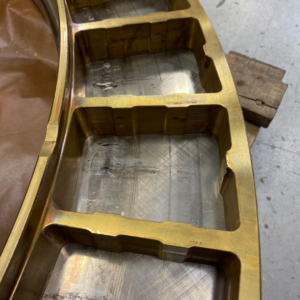 Tapered roller thrust bearing. Flat washer. Ready for inspection