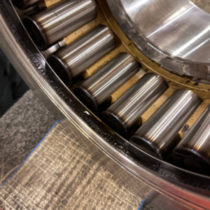 Z-mill bearing. Complete. Tapered roller thrust bearing. Ready for inspection