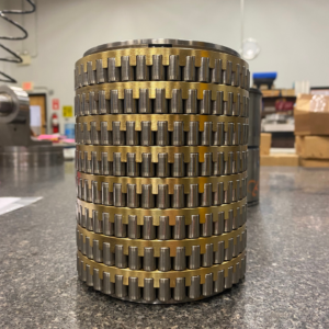 Multi-row cylindrical roller radial bearing. Ready for inspection