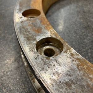Slewing ring. Inner race. Ready for inspection