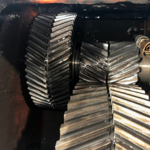 Field analysis. Double helical gear.