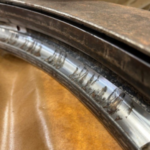 Slewing ring. Outer race. Ready for inspection