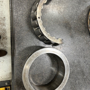Tapered roller bearing. Partial cage assembly and inner race. Ready for inspection